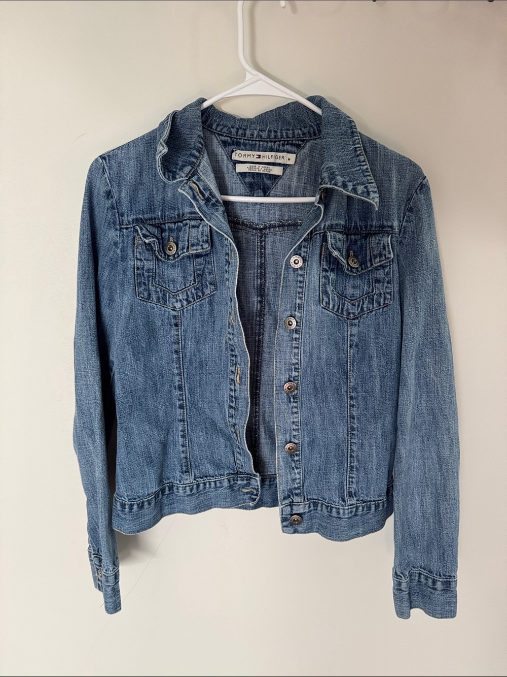 Tommy Hilfiger Light Blue Denim Jacket - Women's Jean Trucker